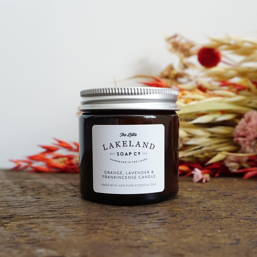 Candle - Orange, Lavender & Frankincense