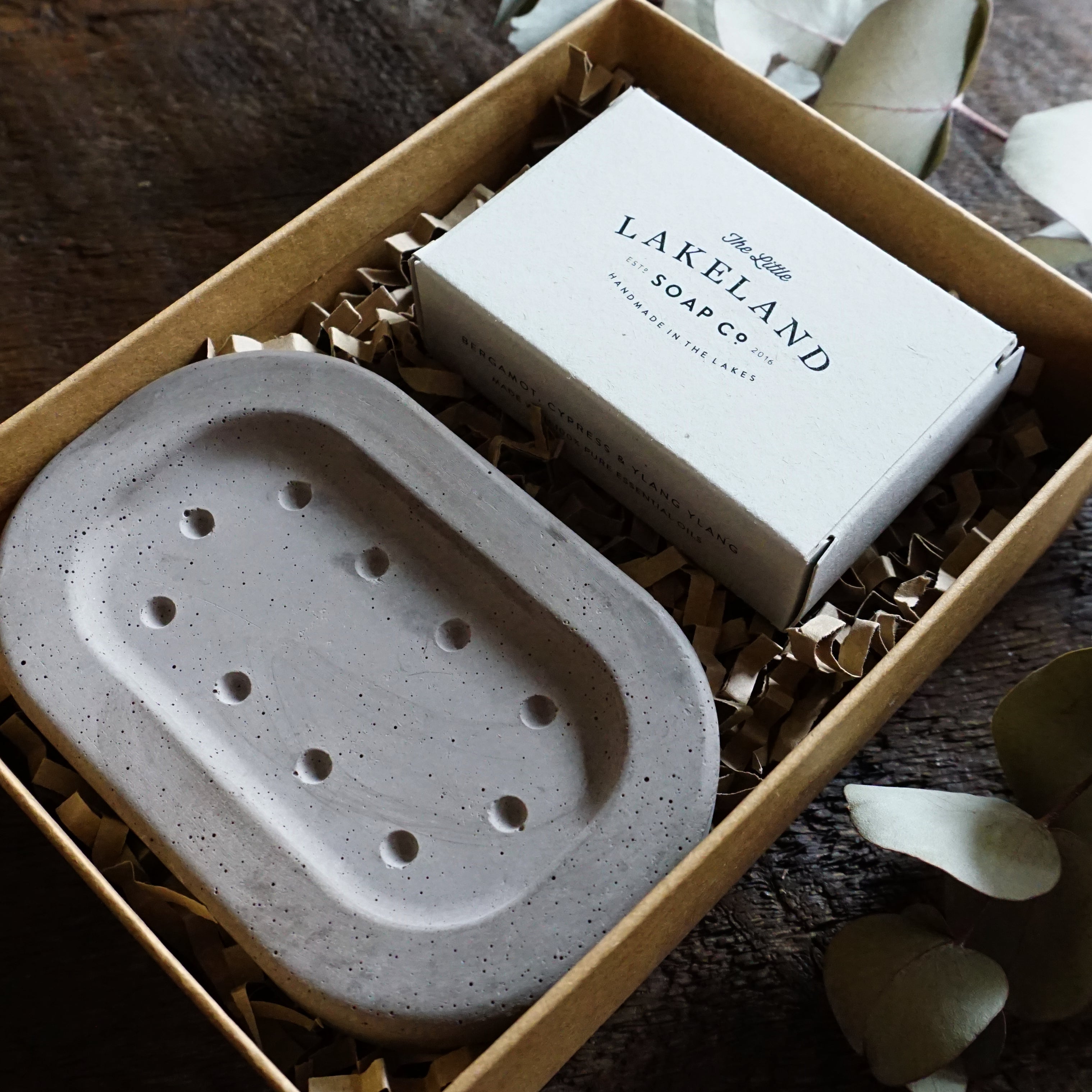 Gift Set - Concrete Soap Dish and Soap