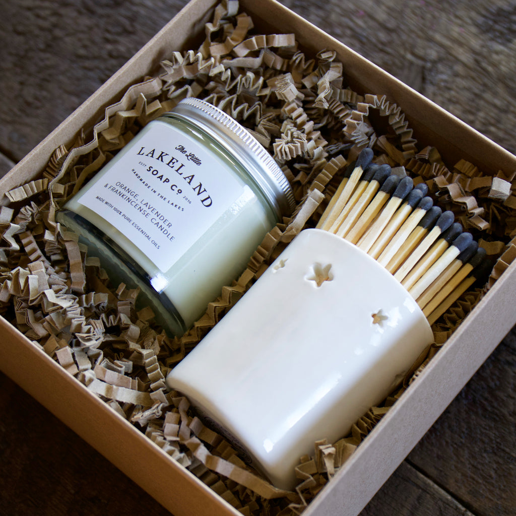 Gift Set - 'Starry Night' Match Pot and Candle