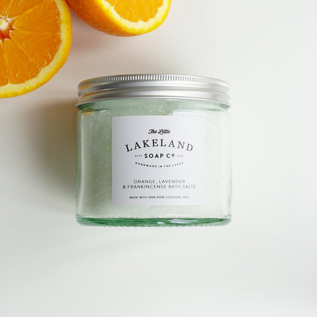 Bath Salts - Orange, Lavender and Frankincense