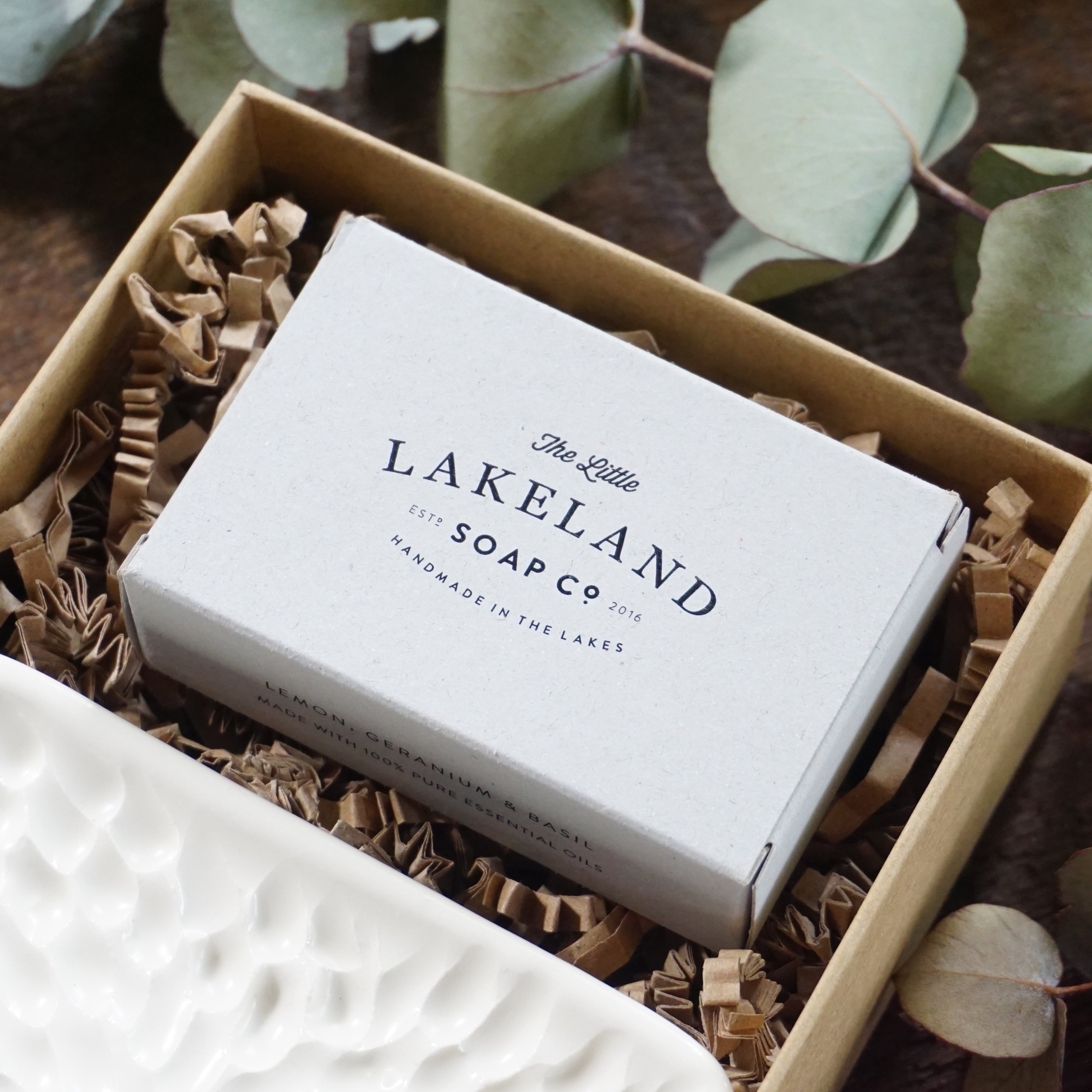 Gift Set - Carved Soap Dish and Soap