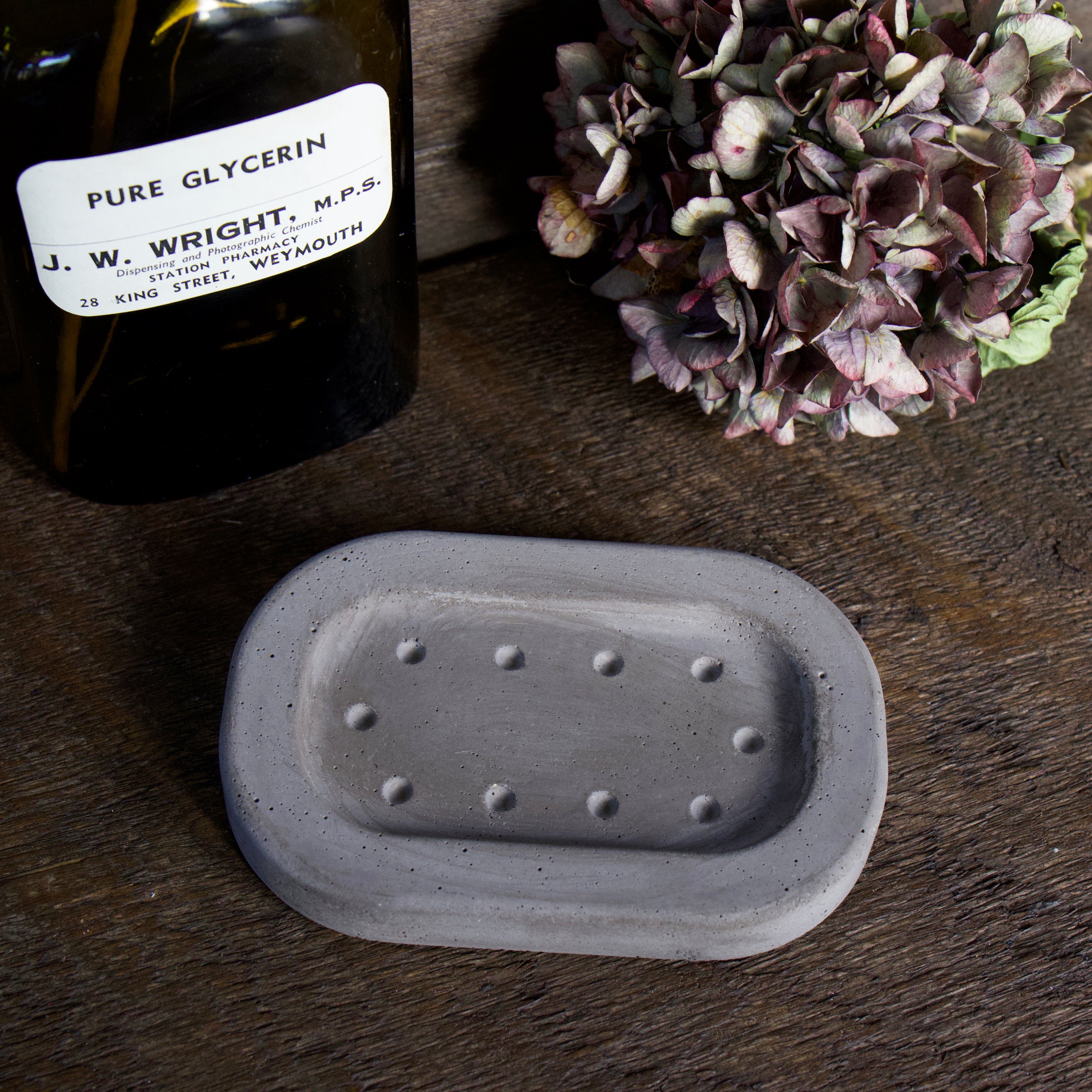 Gift Set - Concrete Soap Dish and Soap